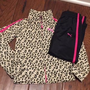 PUMA jacket and Pants outfit.  Girls 4T